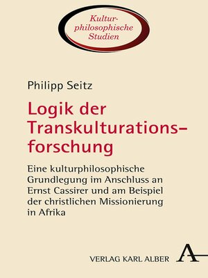 cover image of Logik der Transkulturationsforschung